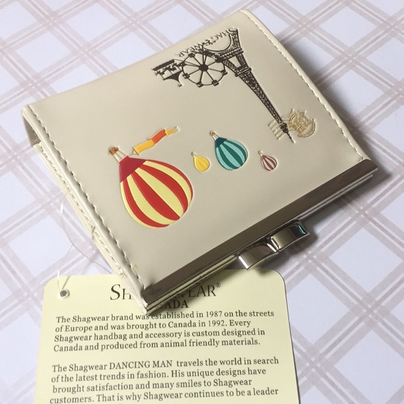 NWT Kiss Lock Coin Purse - Paris Hot Air Balloons - Picture 6 of 10